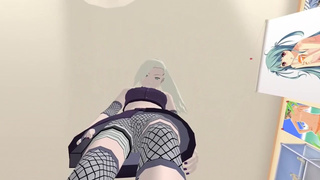 Giantess Ino Footjob Trample