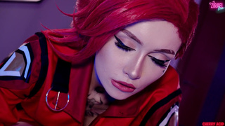 Caitlyn became a slave for Vi's pleasure and they fucked each other - CUT version