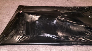 Sealed & Teased in Layers of Latex: Slut Enjoys Breath Play & Orgasms in a Catsuit, Corset, & Vacbed