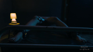 Bound orgasm - Dyanna - Marcus - On the bed at night - Hitachi - Bondage