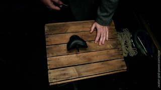 You are about to be disciplined for misbehaving at a fetish event