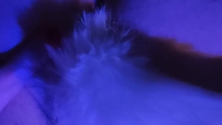 Male virgin pussy and cock in chastity cage (Mistress will fuck her soon)