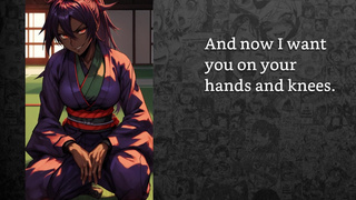 [Teaser] [FayGrey] [Futanari Shihouin Yoruichi trains you in the art of sissification] (Joi Cei Futa