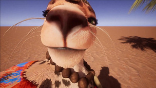 Furry x Furry POV pillory slapping and fucking bondage bdsm