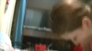 Pre-marriage Gal's Deep Throat Blowjob cloudiness saliva deep throat part4