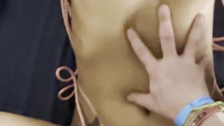 Sexy slut asks for permission to cum