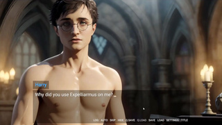 Hogwarts Lewdgacy [ Hentai Game PornPlay Parody ] Harry Potter and Hermione are playing with BDSM