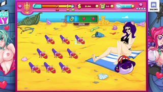 Chica en bikini en la playa pt.6