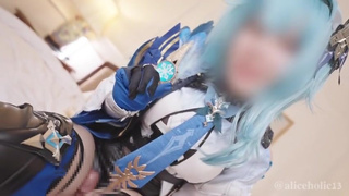 ????❄️【ありすほりっく】酔いどれ巨乳騎士にお持ち帰りされ、精子が枯れ果てるまで太ももと生膣にトロトロ甘サド搾精される動画