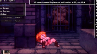 big breast blondie being masturbated by slime