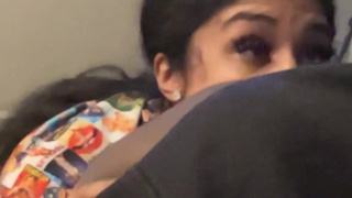 Licking ass makes her cum HARD on herself