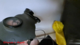 Fucking my Latex Gasmasked Girl ( Latex, rubberboots, gasmask, rubber)