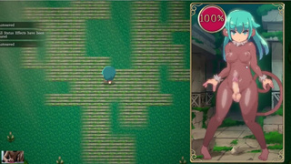 Mage Kanades Futanari Dungeon Quest - These slimes are using my futanari dick!