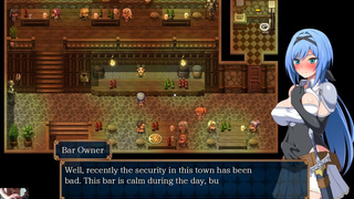 Nightmare knight - working as a maid in a tavern