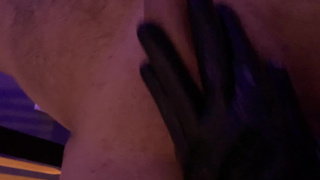 Fisting and Hand Job in The Swing With Cum Shot