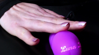 Domme session ends with her in Armbinder and Hogtied