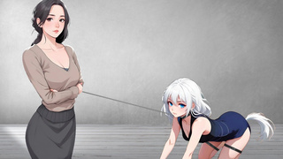 JOI Entrenamiento para ser mi mascota usando correas en tus piernas.