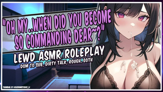 [F4M] Teasing Your Bratty Goth Girlfriend Until She Begs You To Let Her Cum Lewd Audio