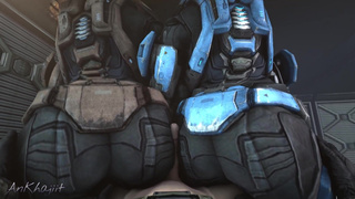 No Staring! (Halo: Reach Kat Anal SFM Animation)