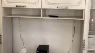 SugarNadya completely undressed because of the heat, the client almost came during the procedure