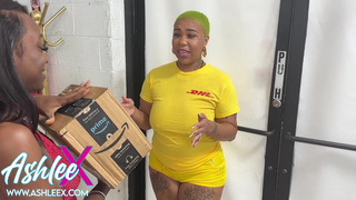 DHL EMPLOYEE DELIVERS DILDO