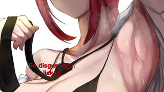 Makima turns you into her little pet Hentai Joi (Femdom Feet/Armpits Pet Play Hard Edging POT)