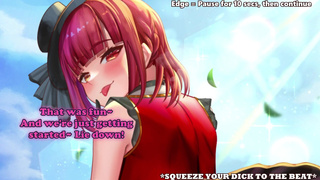 [Hentai JOI] Houshou Marine Makes Your Cannon Blow (Feet, Femdom, Ruined Orgasm, Pot)