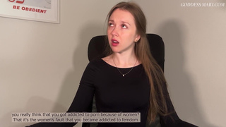 TASTE OF REJECTION Ruined Orgasm Glass CEI Humiliation English Subtitles