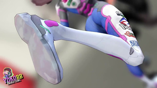 D.VA BALLBUSTING - Nerf This!