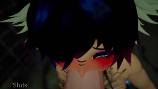 VIPSluts - Thick Horny FUTANARI Mistress POUNDS Sexy Street Passerby