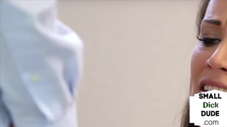 Smallcock BF 1st time jerked by GF who left speechless