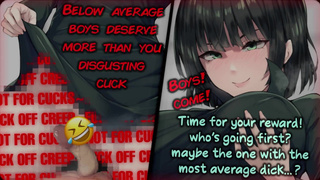  Fubuki is Built For BBC Not For Your Tiny Cock Loser! Hentai Joi (Femdom Cuckold Censorship)