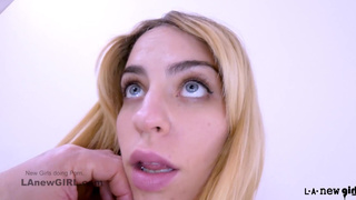 Eager Girl to see Cock Cum Rims and Licks Asshole in Porn Video