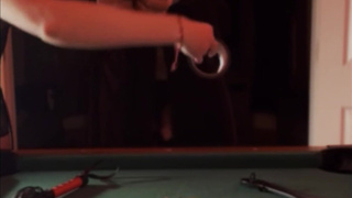 PAWG Beka Banks Ties Her BF Up & Pegs Him On Pool Table Until He EXPLODES!! (Dominatrix)