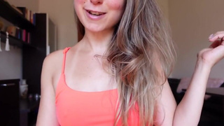 SPH and chastity with cute Domme