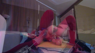 Nothing like the feeling of a huge dildo rearranging my guts