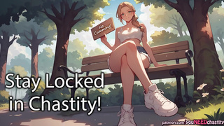 Stay locked in chastity! Positive words of encouragement [audio]