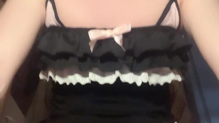 Multiple Caged Orgasms - Sissy Jessica Bloom Rides Fat QUtoy Dildo