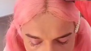 Mrs.Mazikeen let her sissy bubbelgum deepthroat her cock