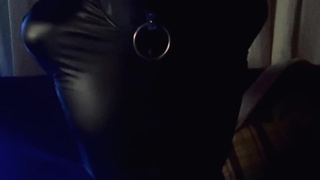 Latex Slave Electro Chastity