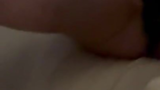 Dirty Princess teases locked cuckold with huge toy