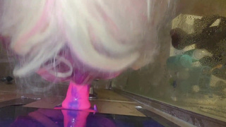 Bambi obeys. Deepthroat training