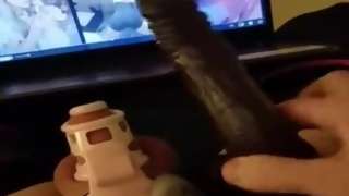 Locked and Plugged White Boi Sex - Lizzie Edge