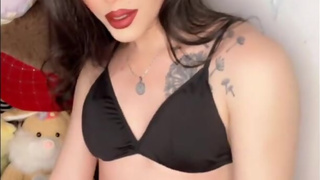 Your naughty trans stepsister needs your help filiming tiktoks but gets horny!