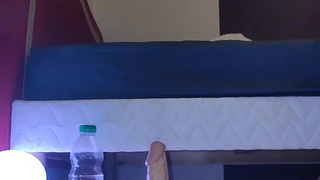 Femboy is back to take dildos deep