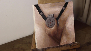 Cock Cage Thighs and Crotch - JOI of Painting Episode 123