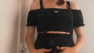 sissy girl strips naked jessiesissyadventures