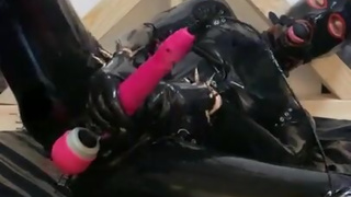 Vibrating My Ass With Deepthroat Gag