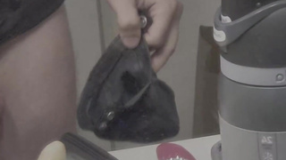 beat my cock and balls in chastity bag, then tenderize testicle with meat tenderizer