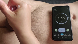 Can he cum in four minutes?